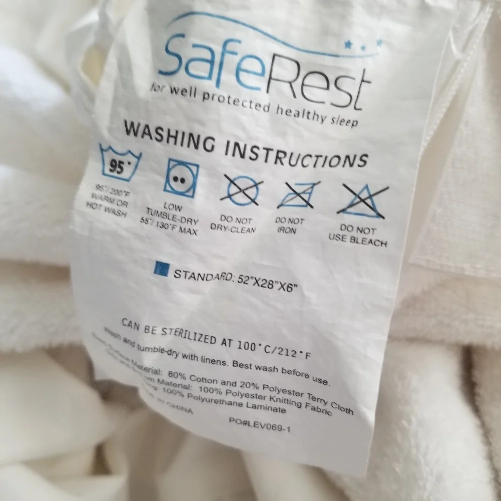 Crib sheet and mattress encasement
